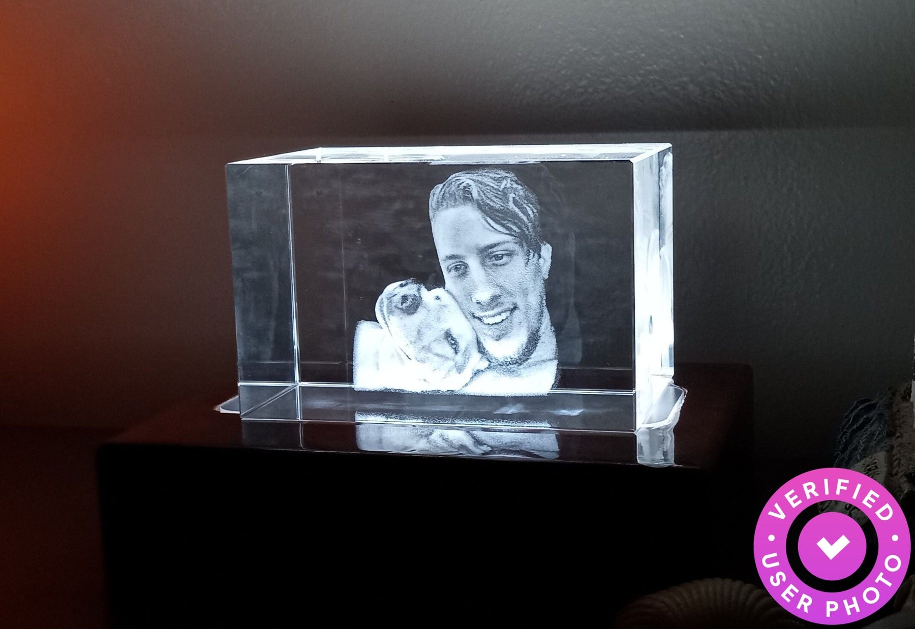 Brick 3D Photo Crystal