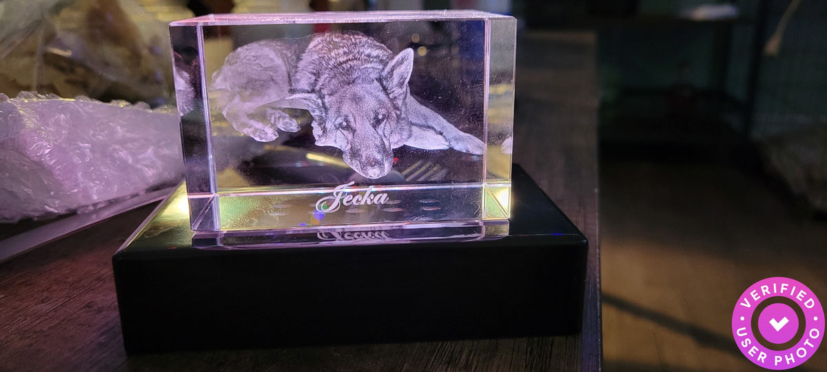 Brick 3D Photo Crystal