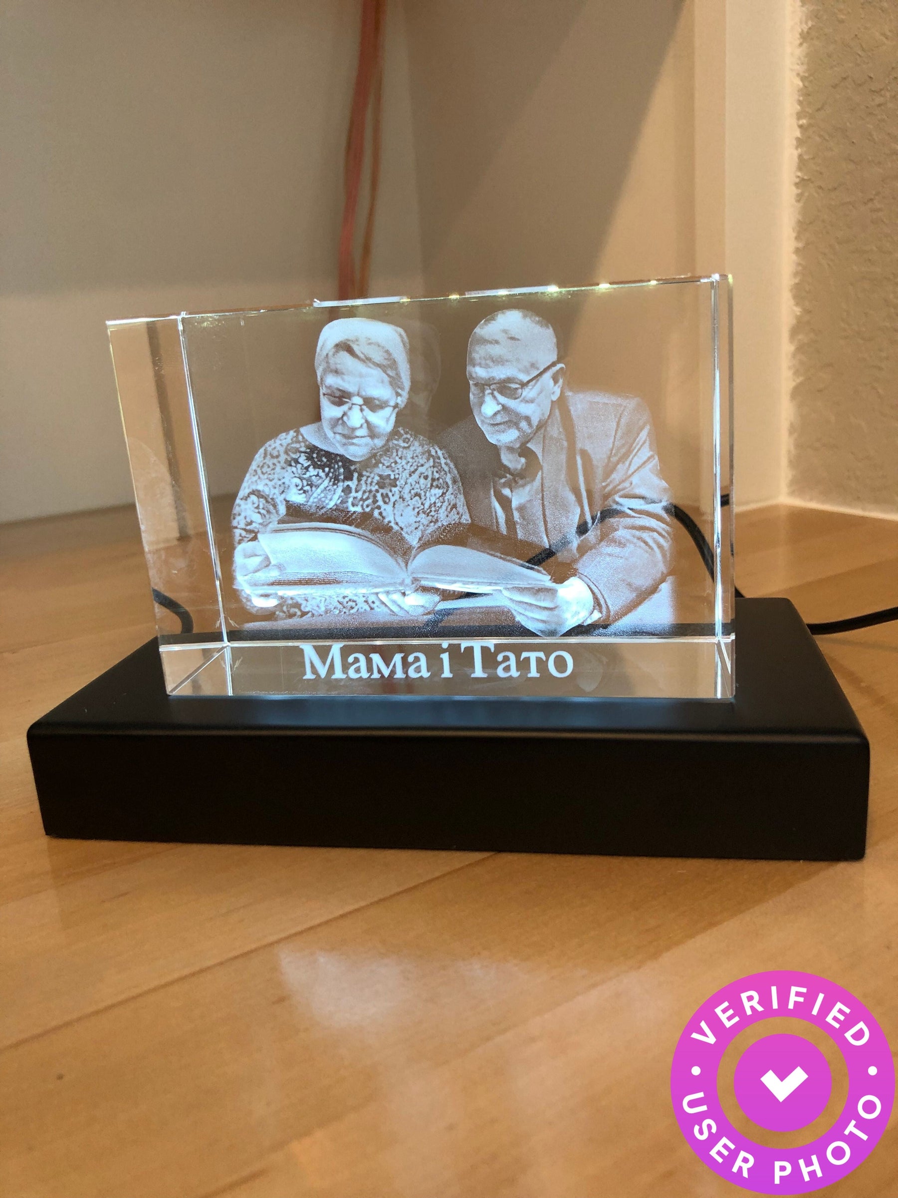 Brick 3D Photo Crystal