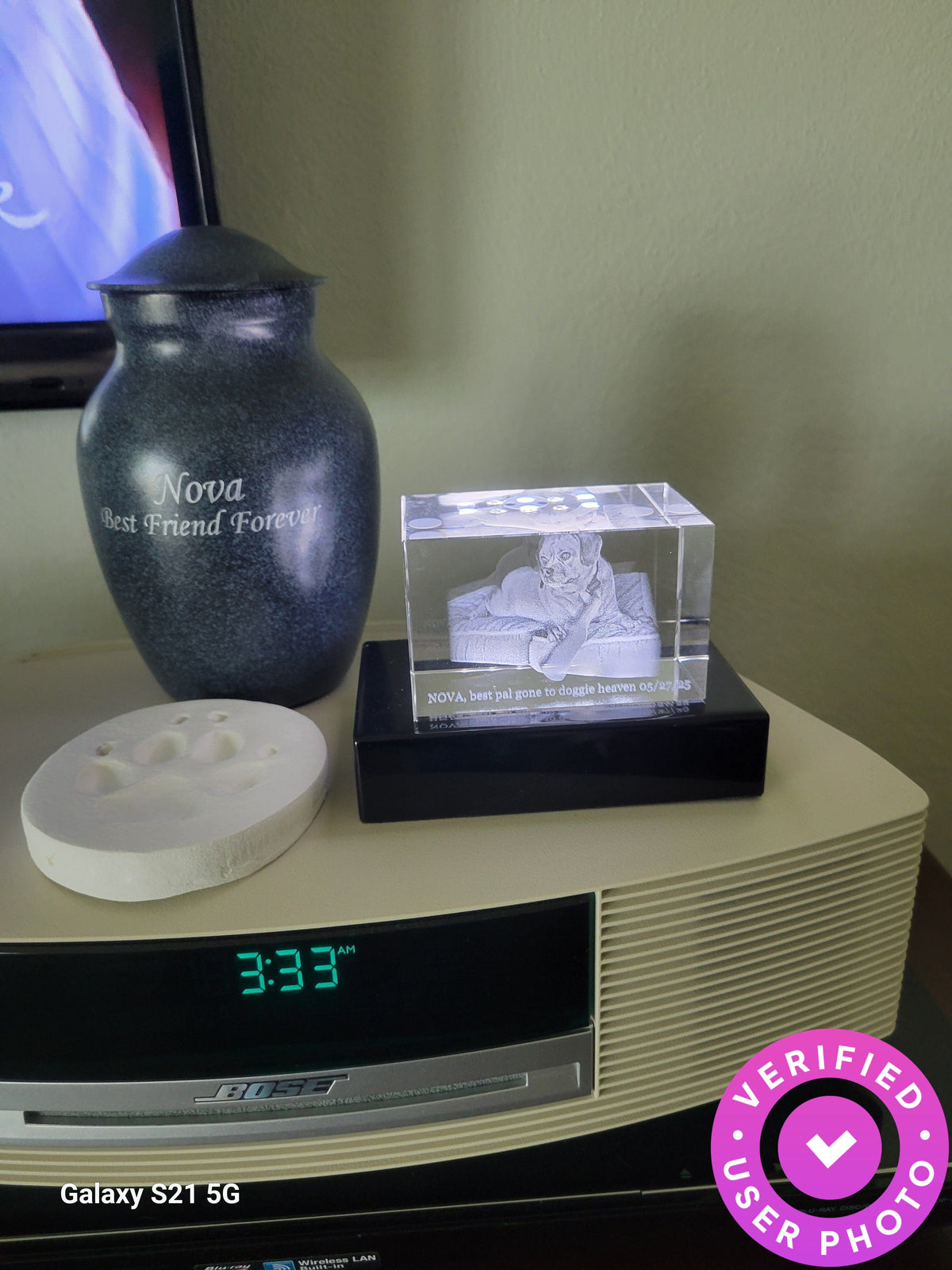 Brick 3D Photo Crystal