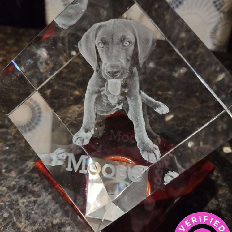 Cube 3D Photo Crystal