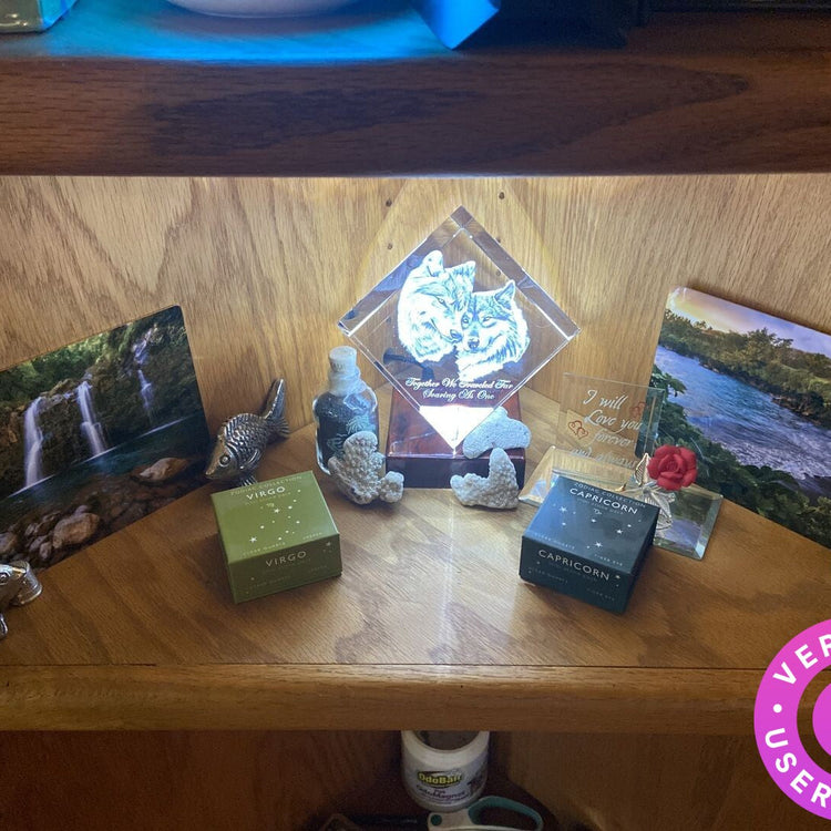 Cube 3D Photo Crystal