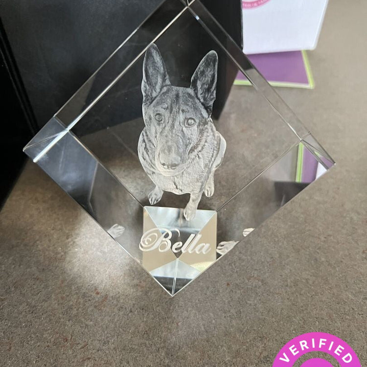 Cube 3D Photo Crystal