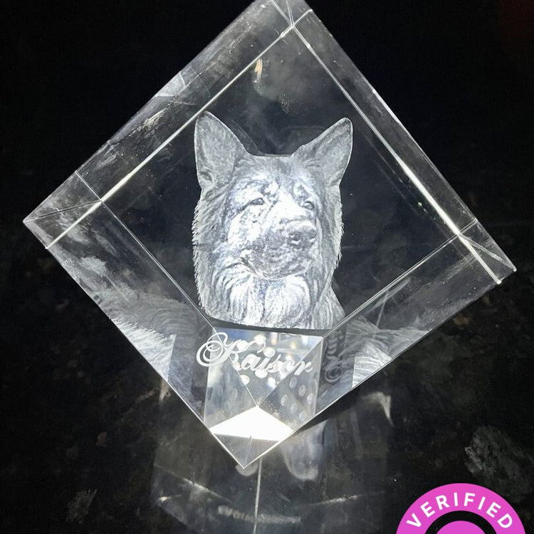 Cube 3D Photo Crystal