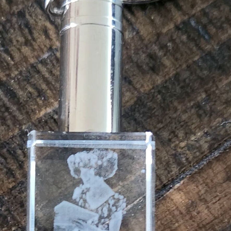 크리스탈 키링 (LED 라이트)