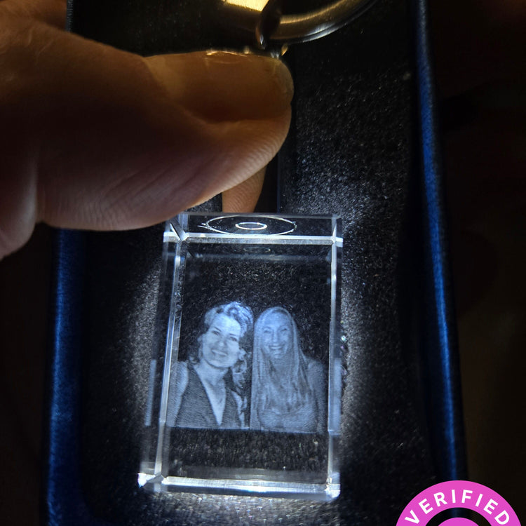 크리스탈 키링 (LED 라이트)