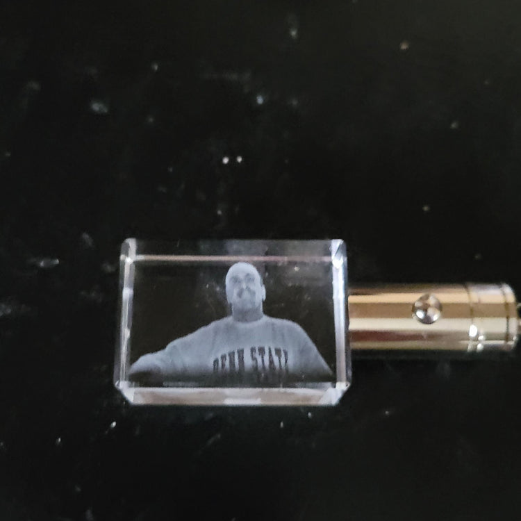 크리스탈 키링 (LED 라이트)