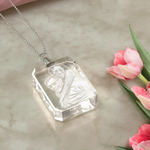 크리스탈 목걸이 (직사각형)