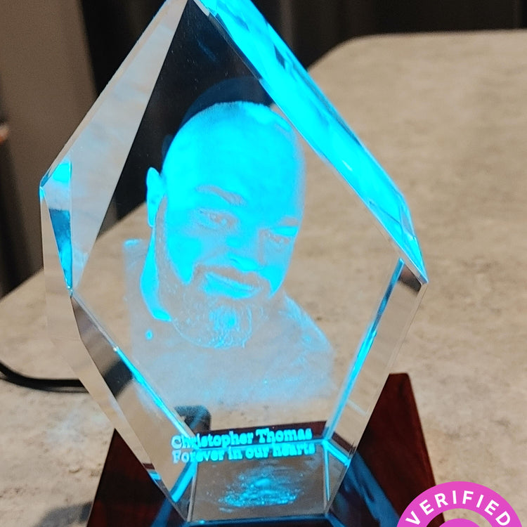 Prestige 3D Photo Crystal