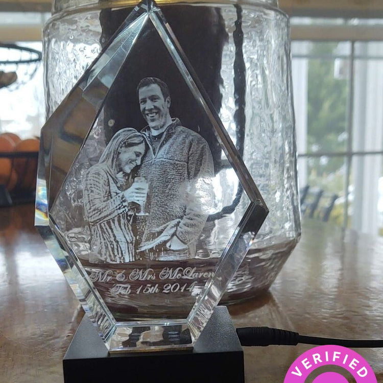 Prestige 3D Photo Crystal