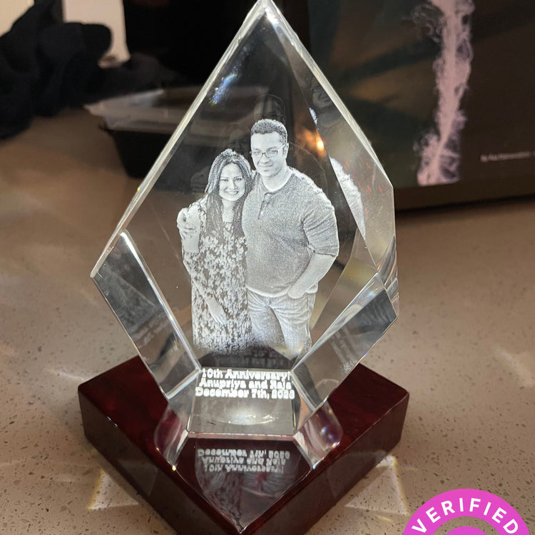 Prestige 3D Photo Crystal