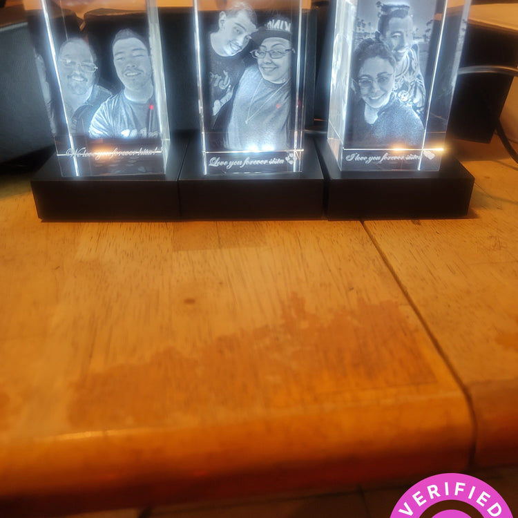 Tower 3D Photo Crystal