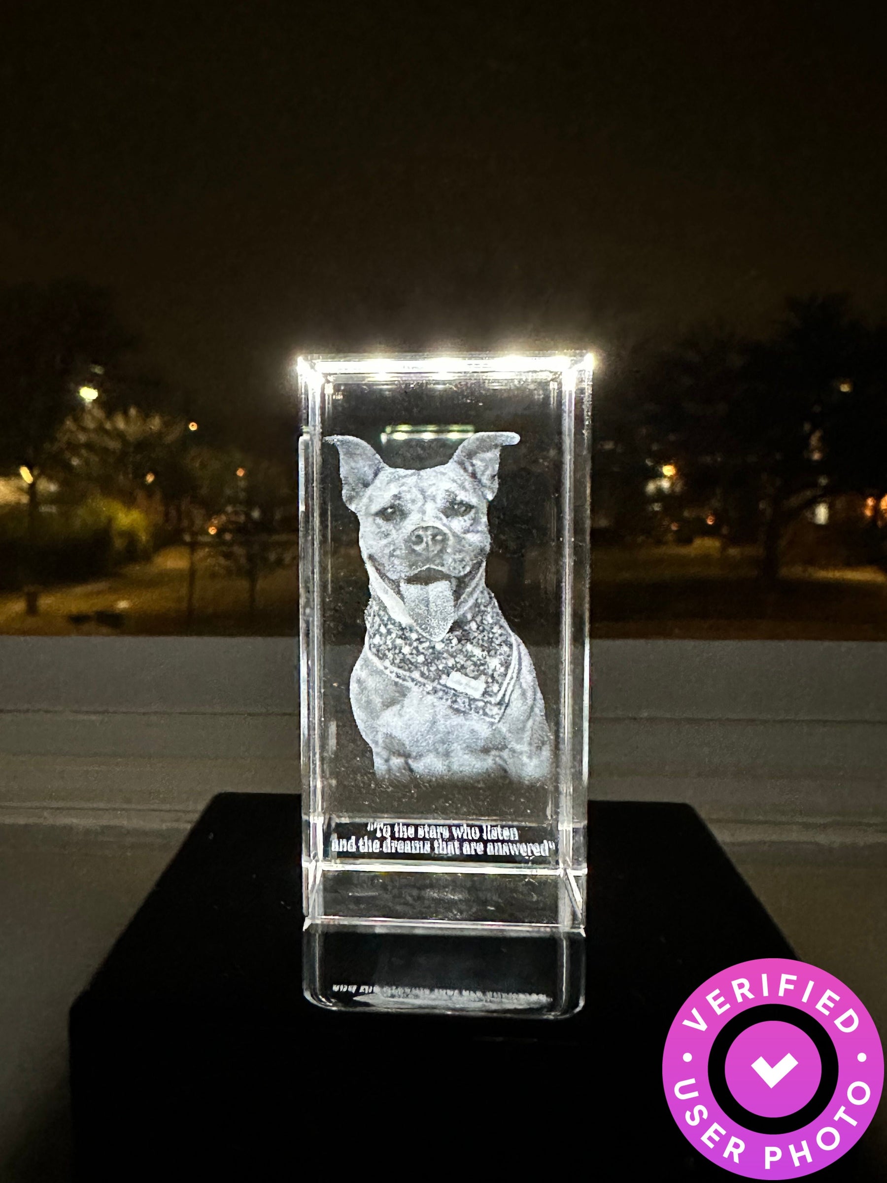 Tower 3D Photo Crystal