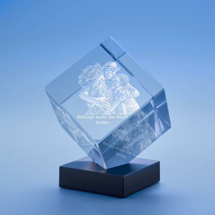 Cube 3D Photo Crystal